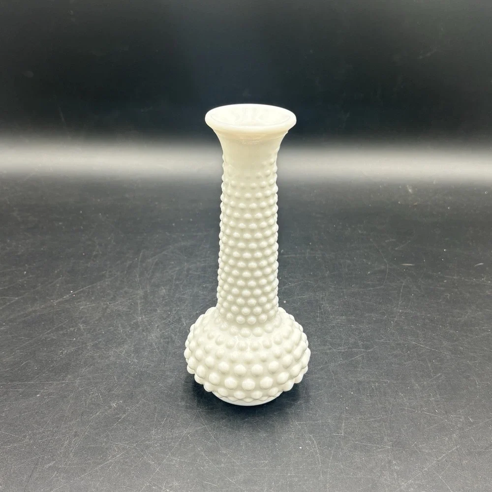 Bundle Set Of 2 Westmoreland Diamond Hobnail Top Hat & Vase